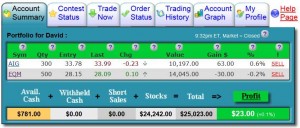 Stock Market Game