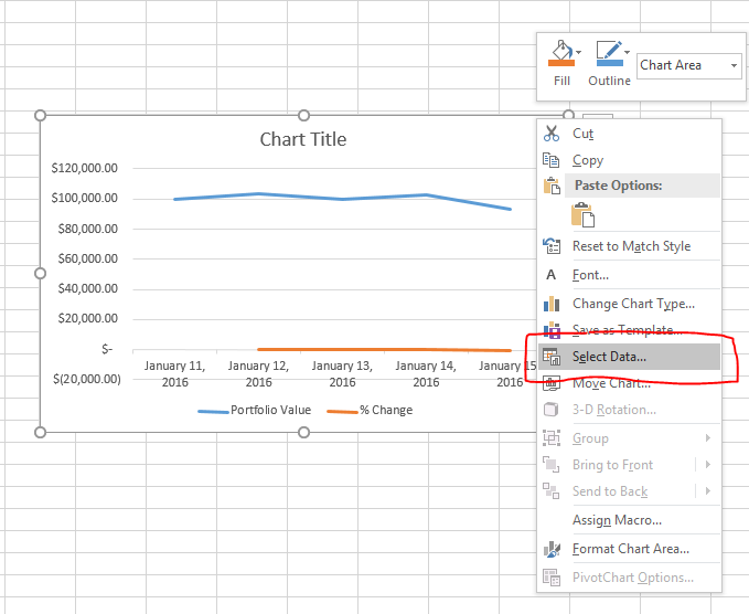 graph 2 select data