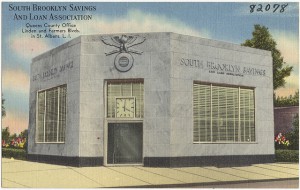 Savings and Loan. Photo by the Boston Public Library