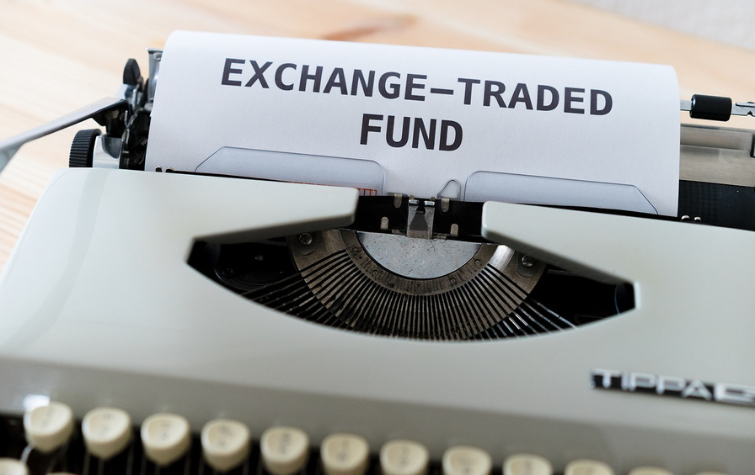 exchange-traded-fund-typewriter